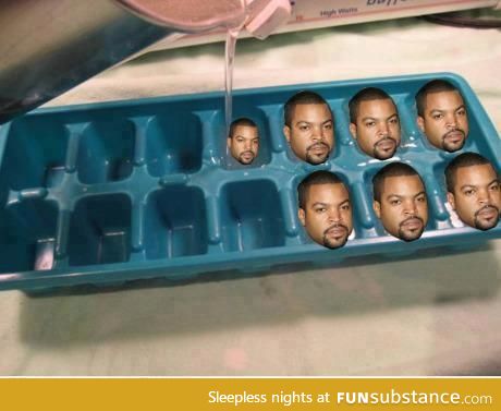 here's some Ice cubes