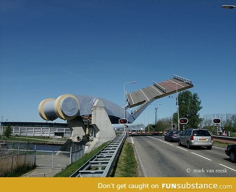 The real bridge in Netherlands