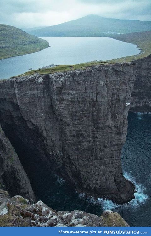 Sorvagsvatn, the lake over the ocean