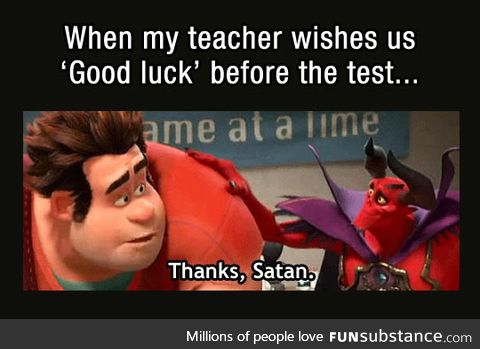 Good luck students
