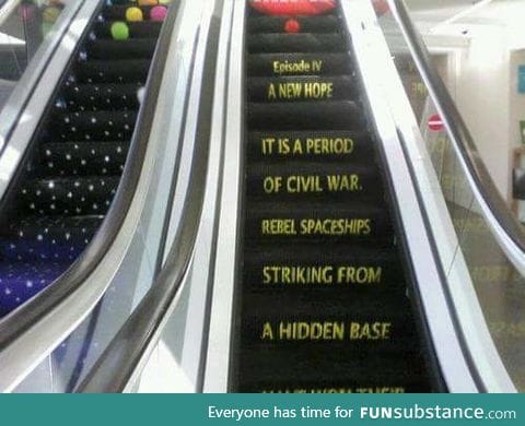 Now this is an awesome escalator