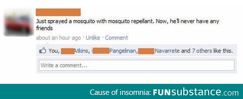 Poor mosquito