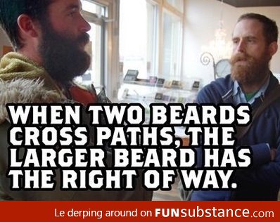 Beard etiquette