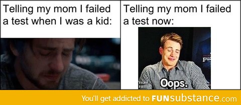 When I fail a test