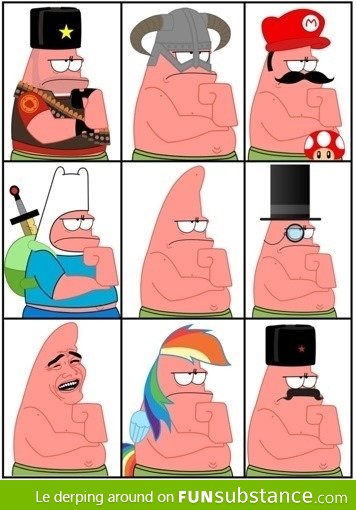 Faces of Patrick