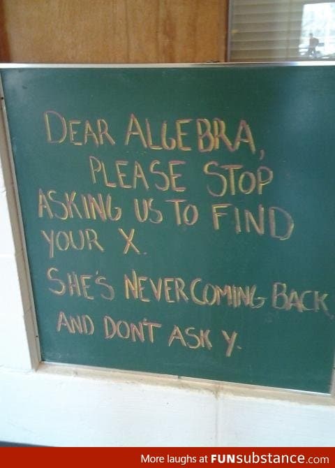 Poor algebra