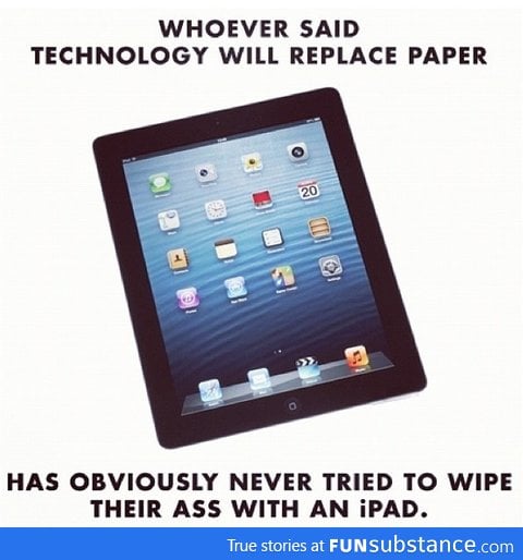 Whoever said technology will replace paper