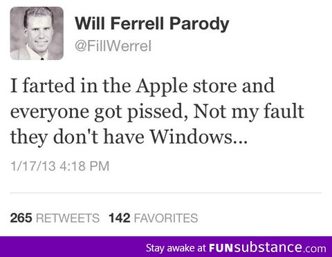 I farted in the Apple Store