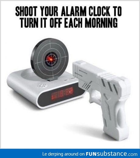 Cool alarm clock!