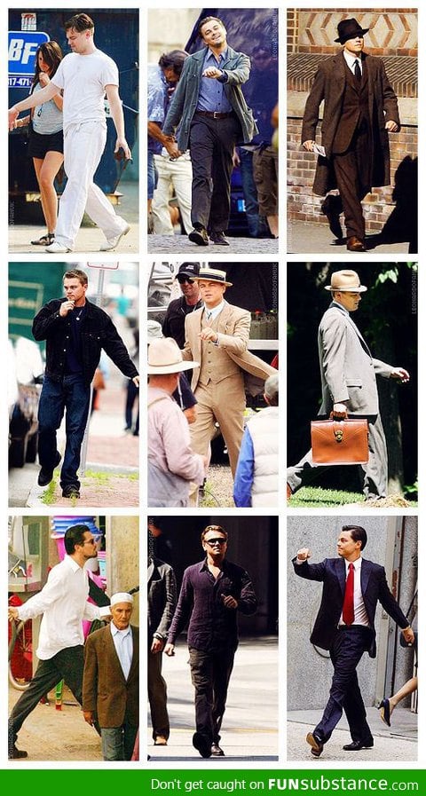 How Leonardo DiCaprio Walks