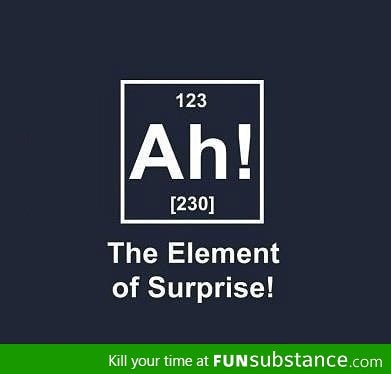 Element of suprise