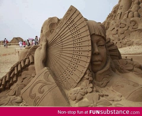 Incredible sand art