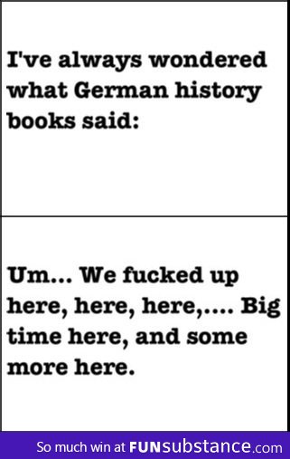 What's in German history books