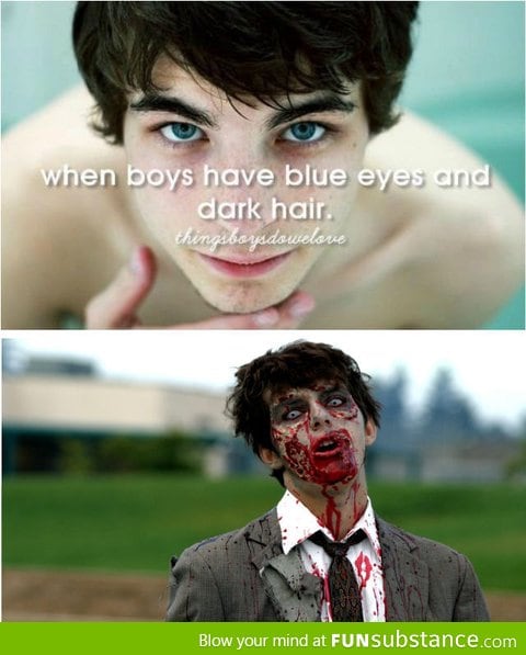 Boys With Blue Eyes And Dark Hair. I Totally Get It