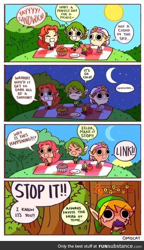 Link really can hold a grudge.