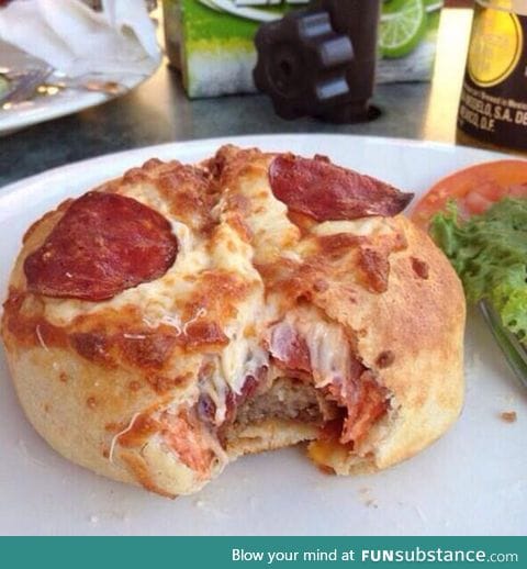 Pizza burger heaven