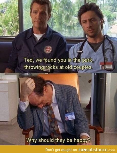 That's the spirit Ted!