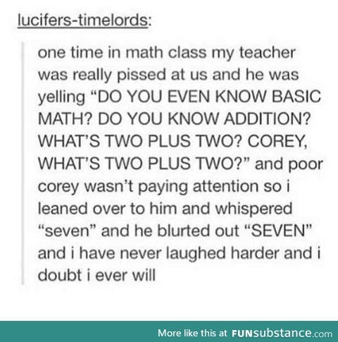 Poor teacher