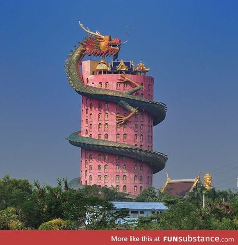 Dragon temple in Thailand