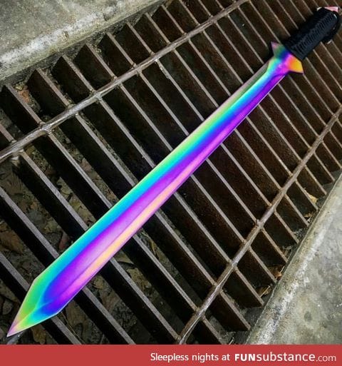 Rainbow sword