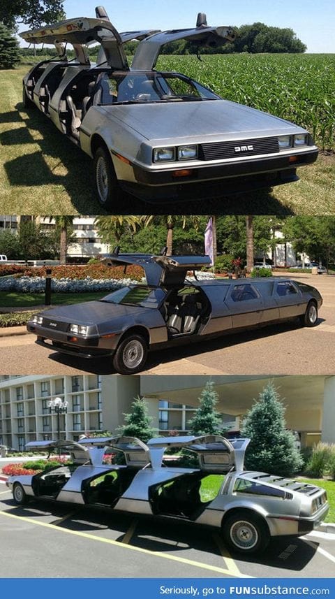 The three deloreans