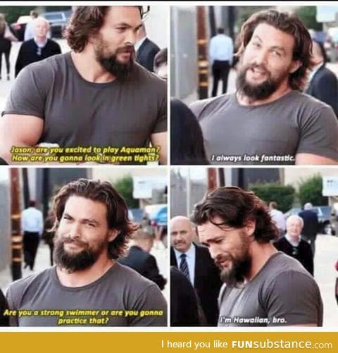 Already the best Aquaman