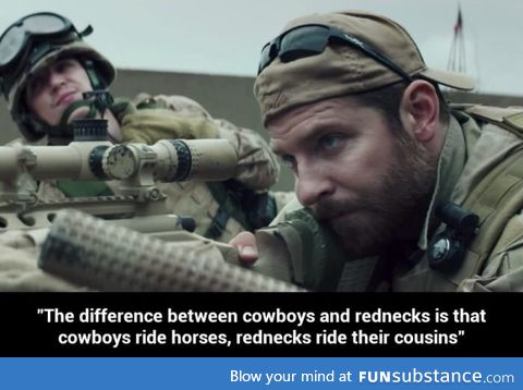 Best sentence in American Sniper