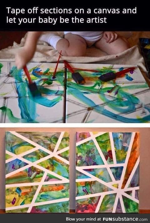 Let your baby be an artist