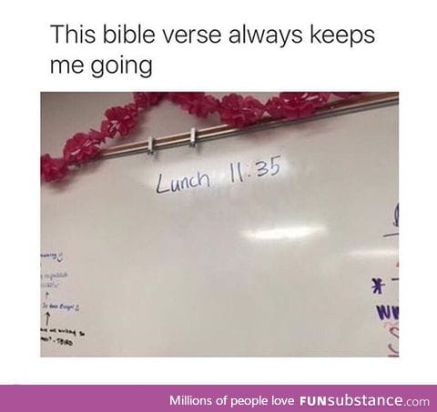 Best bible verse ever