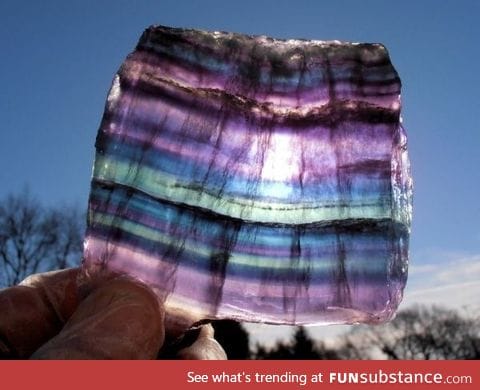 Rainbow fluorite