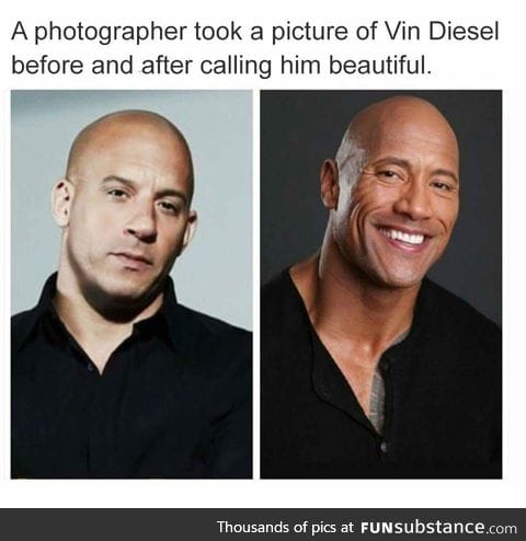 When You Tell Vin Diesel he Is Beautiful