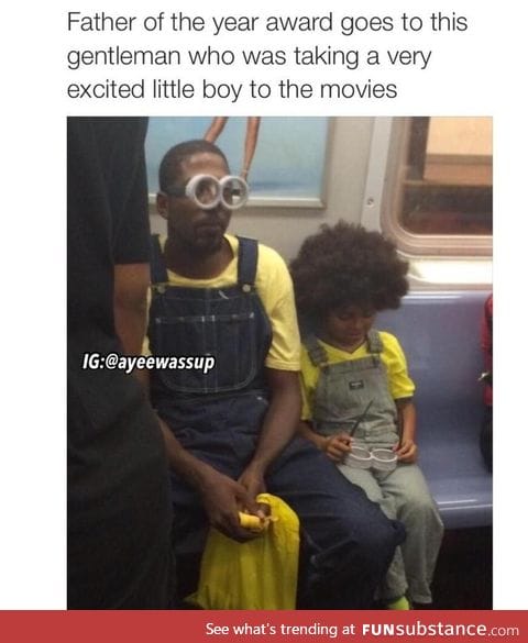 Father minion of the year