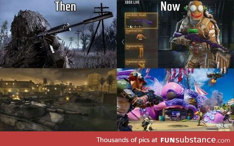 Evolution in Call of Duty