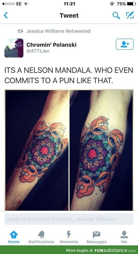 A Nelson Mandala Tattoo