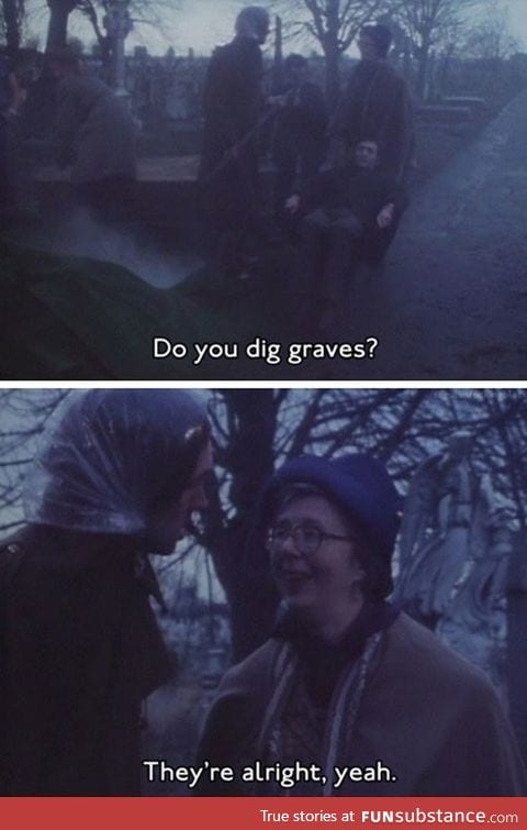 Gravedigger humor