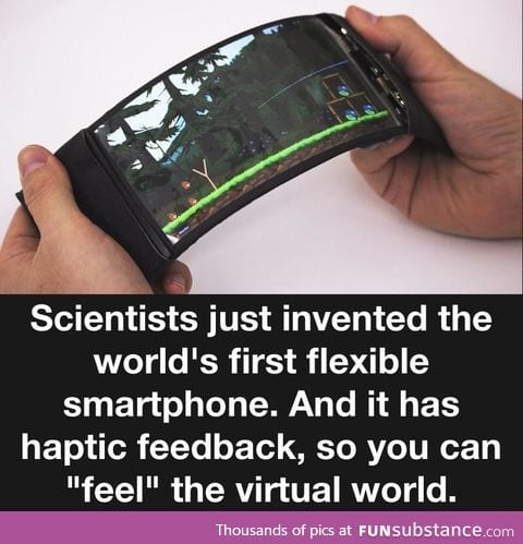 Meet the world's first flexible smartphone