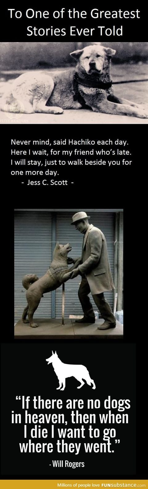 A Moment of Silence: Hachiko died on March 8, 1935