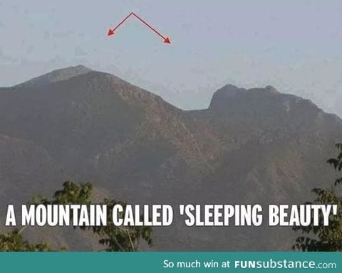 Sleeping beauty mountain