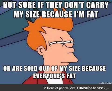 Fat people these days