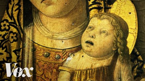 Why babies in medieval paintings look like ugly old men