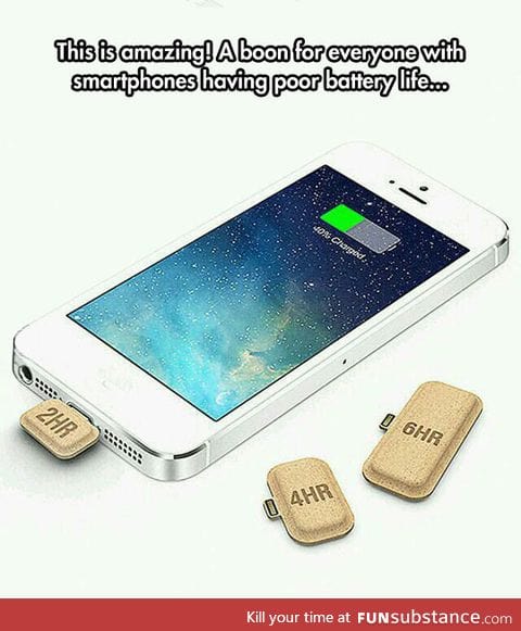 Smartphones need chargers this small