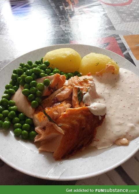 A school lunch in Sweden