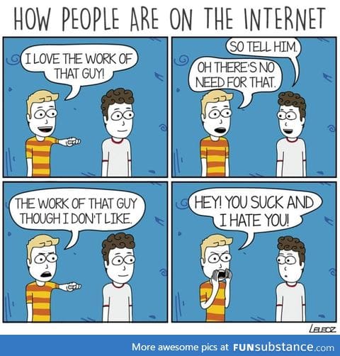 How people are on the internet