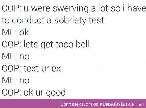 Sober test