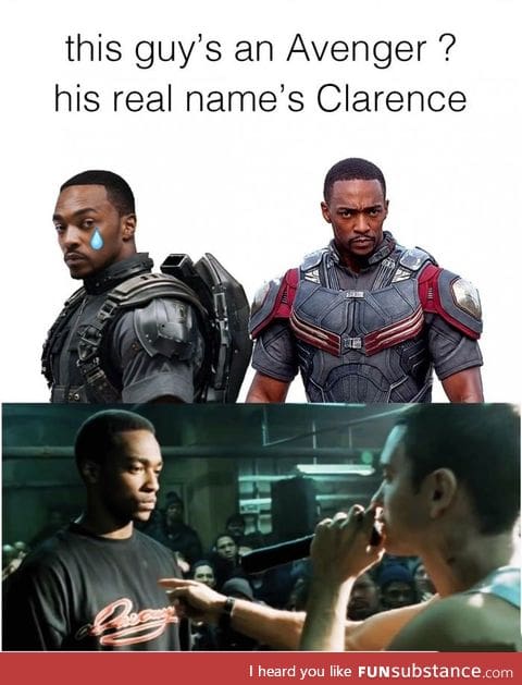 And Clarence lives at home with both parents