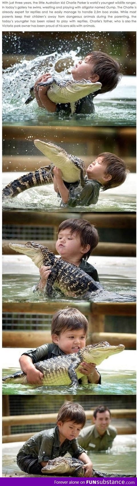 Youngest wildlife ranger