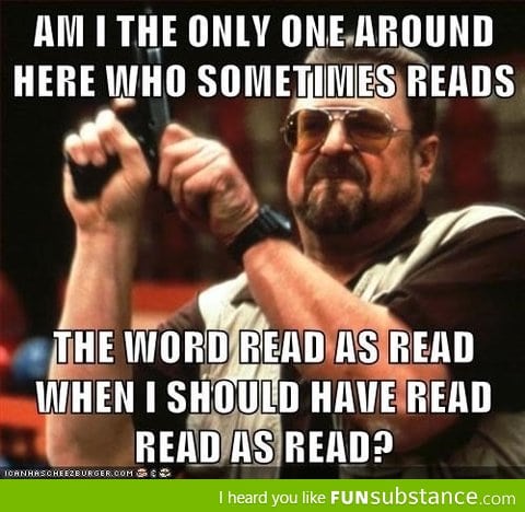 Read Read As Read