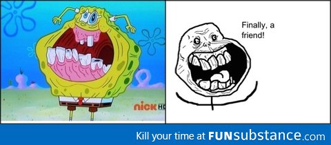 Forever alone spongebob