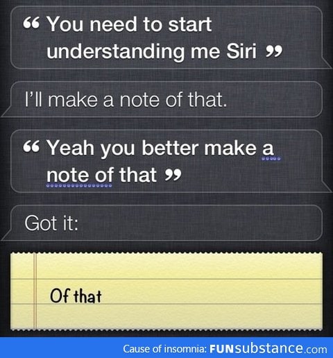 Siri being a sarcastic b*tch