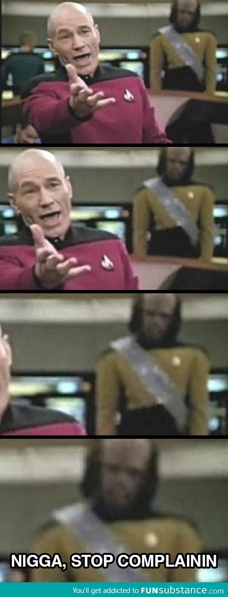 Annoyed Worf